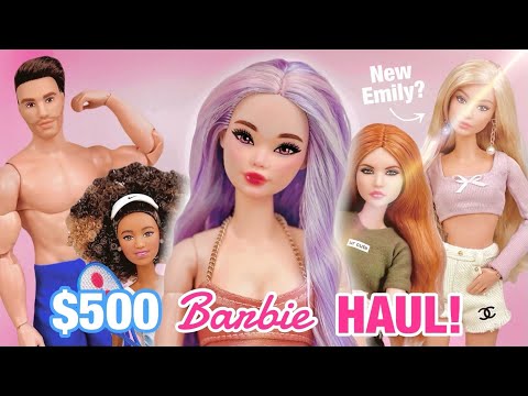 $500 Barbie Doll Haul! NEW Dolls Unboxing + New Emily Doll?