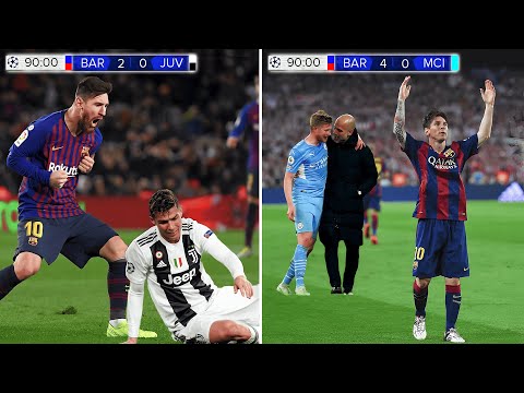 30 Times Lionel Messi Destroyed Big Teams in the Champions League