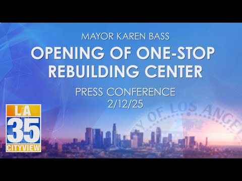 Opening of One-Stop Rebuilding Center Press Conference 2/12/24