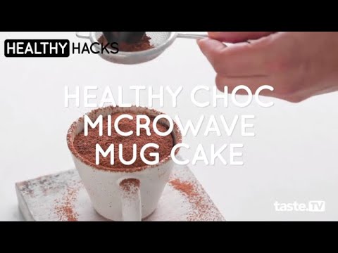 Healthy microwave mug cake in just minutes