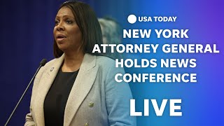 Watch live: New York State attorney general Letitia James holds news conference