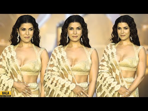 Nimrat Kaur Brings Elegance in a Stunning Golden Saree at IIFA 2025! 💫