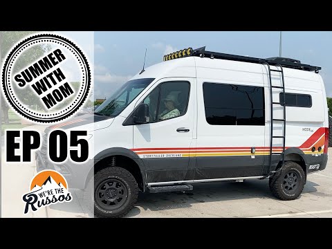 Only in Oklahoma | Mom's First RV Drive & Unveiling Camper Van Life