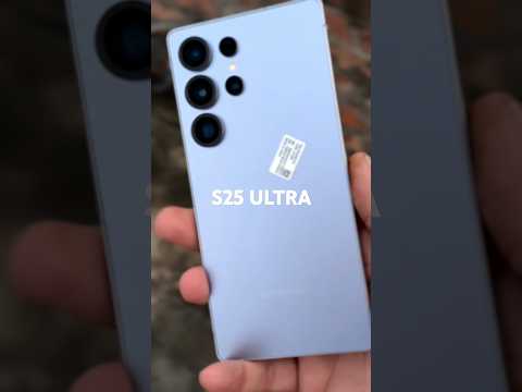 S25 ultra Samsung galaxy  silver blue first look and zooming  test @Techdoseee @TechnicalGuruji