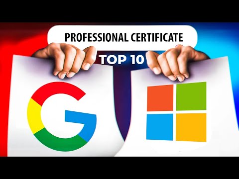 Top 10 Google + Microsoft Certificates YOU NEED In 2025