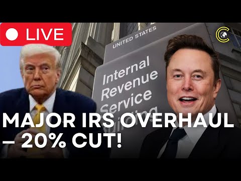 LIVE | Historic Move: Trump Takes Aim at IRS with Bold Downsizing Initiative