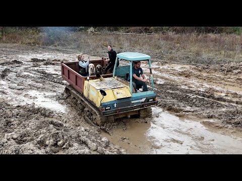 Track truck at a mud bog