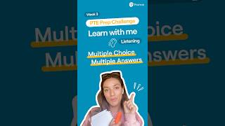 PTE Prep Challenge | 3 Multiple Choice, Multiple Answers Tips