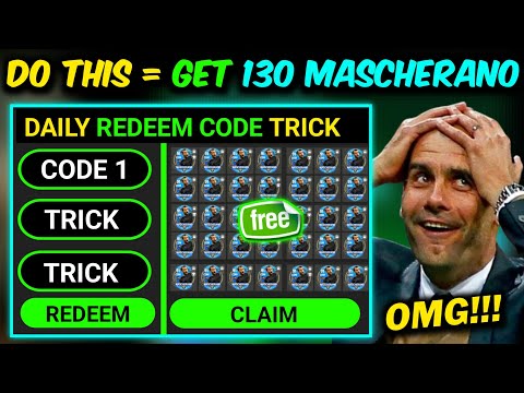 Daily Redeem Code Trick - GET 130X Mascherano in TOTY Event | Believers Hub