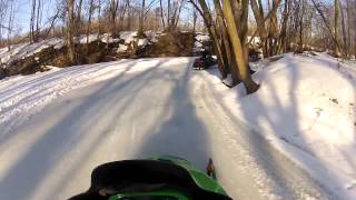 Root River terror riding Luke Seth and Duane Running the 700 drag mod sled