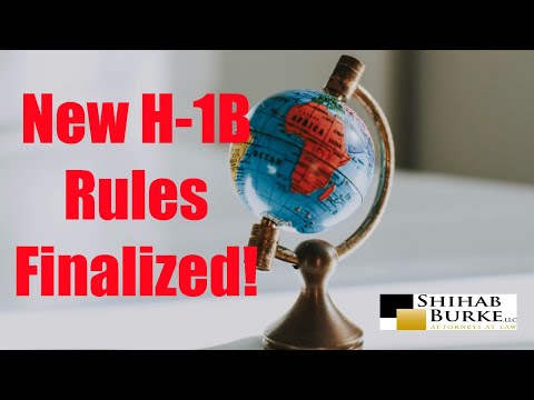 New H-1B Rules Finalized!