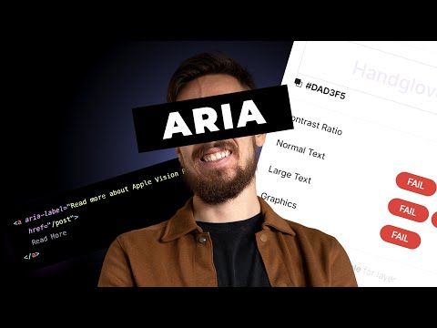 A Guide To ARIA and HTML