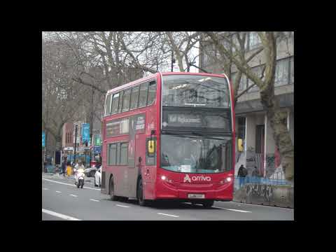 Enviro400 Arriva London T211 LJ61CGF London Overground Replacement X Arriving at Whitechapel Station