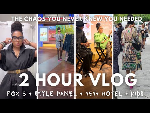 TWO HOUR VLOG • 757 PULL UP • SUSTAINABLE STYLE PANEL • FOX 5 • MOM LIFE • RAP VIDEO • LIFE IS GOOD