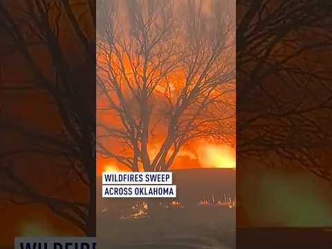 Wildfires rage across Oklahoma