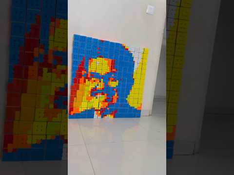 Rev. Paster . Paulthangaia face cube mosaic art #fgag