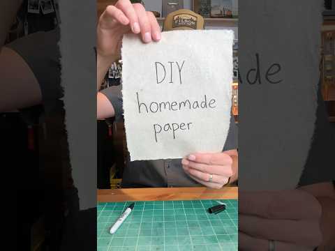 How to make paper using trash!