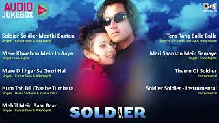 SOLDIER: Full Movie Songs | Bobby Deol | Preity Zinta | Anu Malik | Sameer | 90s Bollywood Hits