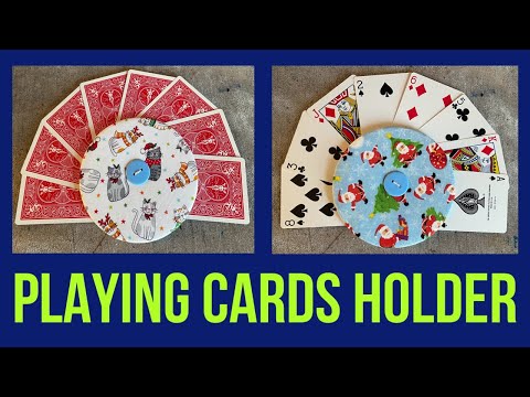 I Make This Cute Gifts For The Senior People/Christmas Gift  Idea/How To Make A Playing Card Holder