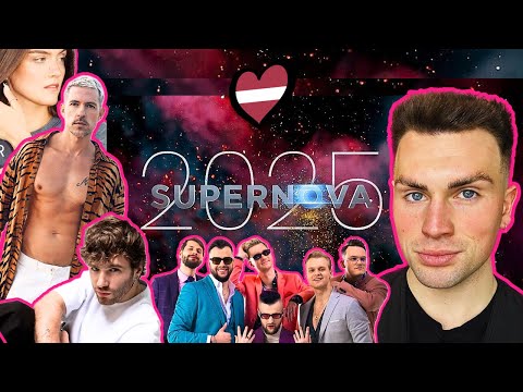 BRITISH GUY REVIEWS THE LATVIAN NATIONAL FINAL | SUPERNOVA 2025