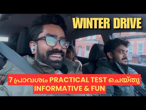 Winter Drive with Driving Lessons! Driving Test! Snow Mountain Manchester Fun and Informative