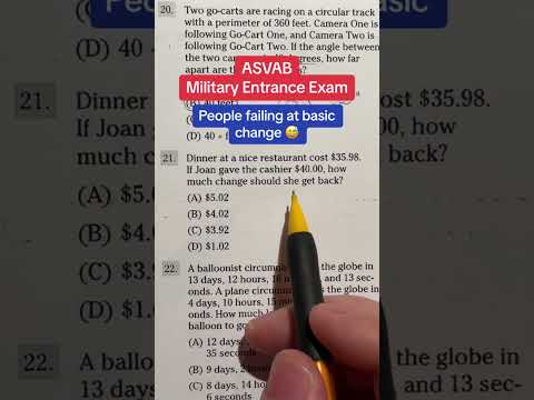 ASVAB Arithmetic Reasoning answers walkthrough 21