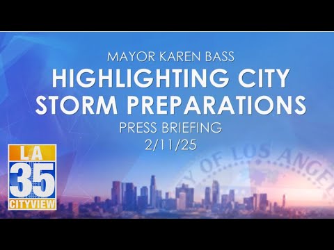 Highlighting City Storm Preparations Press Briefing 2/11/25