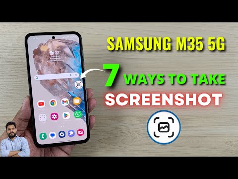 Samsung M35 5G : How To Take Screenshot