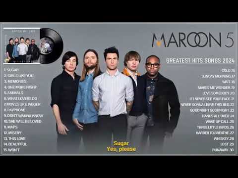 Maroon 5 Full Album 2024 (Lyrics) - Best Songs Collection 2024 - Greatest Hits Songs Playlist 2024