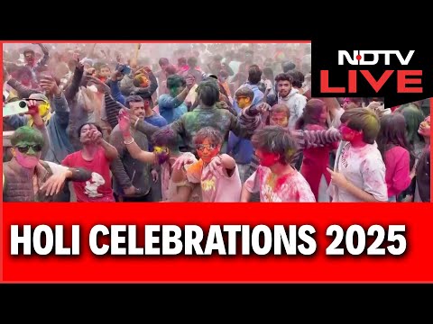 Holi 2025 | Holi Celebration At Ahmedabad’s Kalupur Swaminarayan Temple | NDTV 24x7