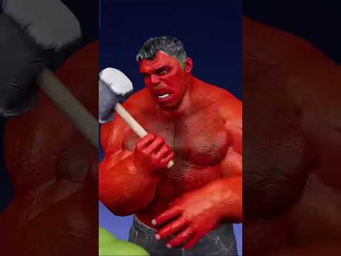 Red hulk vs green hulk #song #shorts #trending