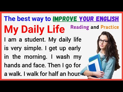 My Daily Life | Learning English Speaking Level 1 | Listen and Practice | Improve Your English