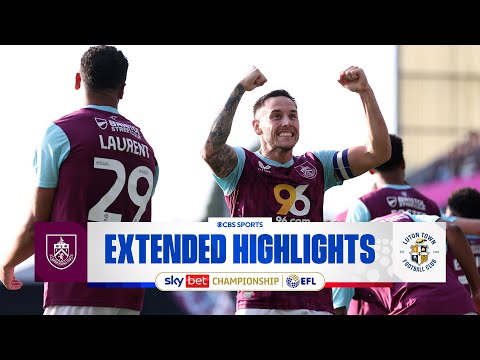 Burnley vs. Luton Town: Extended Highlights | EFL Championship | CBS Sports Golazo