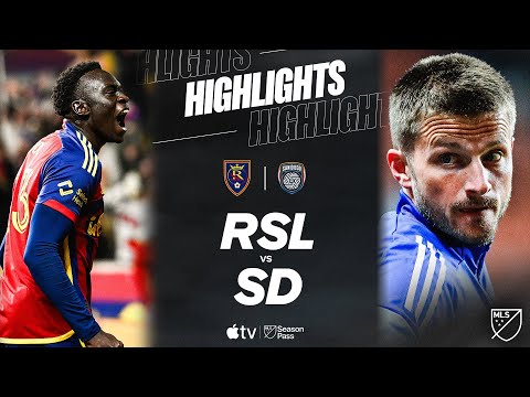 Real Salt Lake vs. San Diego FC | Full Match Highlights