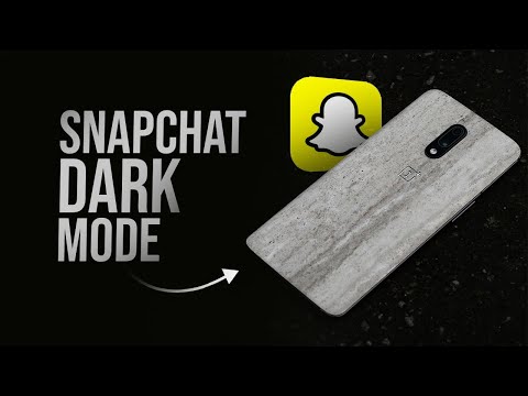 How to Do Snapchat Dark Mode in Android (tutorial)