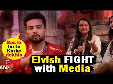 Bigg Boss 18 Today Episode Promo Elvish Yadav FIGHT with Media #bb18