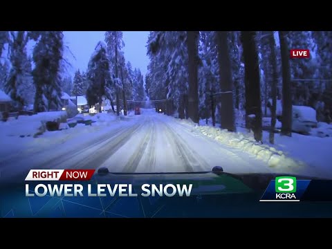 Northern California schools close again due to Sierra snow