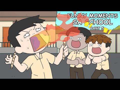 FUNNY MOMENTS SA SCHOOL PART 5 | Pinoy Animation