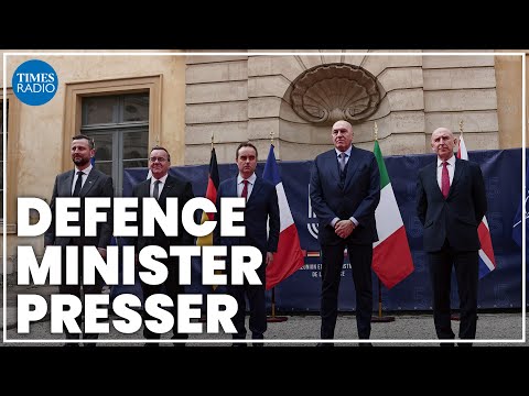 🔴 LIVE: Defence Ministers' press conference following talks in Paris