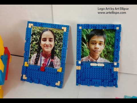 How to Create Photo Frame, Planter and Mobile Stand with LEGO Art