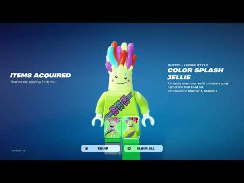 COLOR SPLASH JELLIE (FREE SKIN WHEN YOU REDEEM VBUCKS)