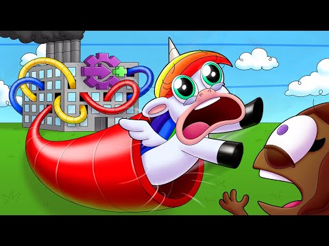 YouTuber Unicorn! 🦄🔺  Boy & Dragon | Cartoons for Kids