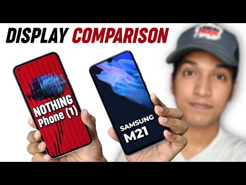 Samsung M21 vs Nothing Phone (1) - Display Comparison