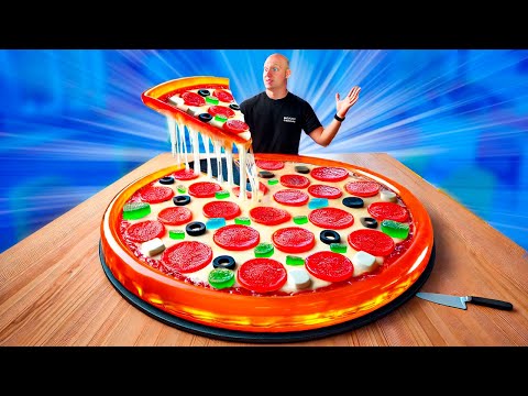 I Made a Giant 110-Pound Gummy Pizza