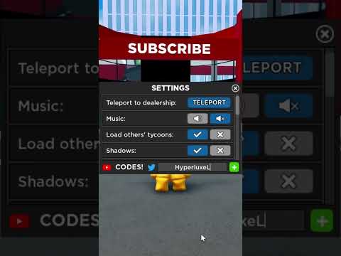 New Working Code for the Limited Car Update in Roblox Car Dealership Tycoon