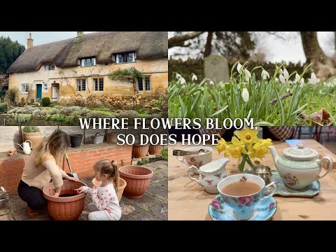 Slow Living in the Moody English Countryside: Days Of February, Waiting For Spring 🌸 Silent vlog UK