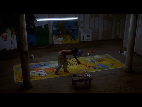 Basquiat painting to Jazz (HD) | Film: Basquiat (1996)