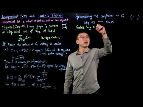 Independent Sets and Turán's Theorem