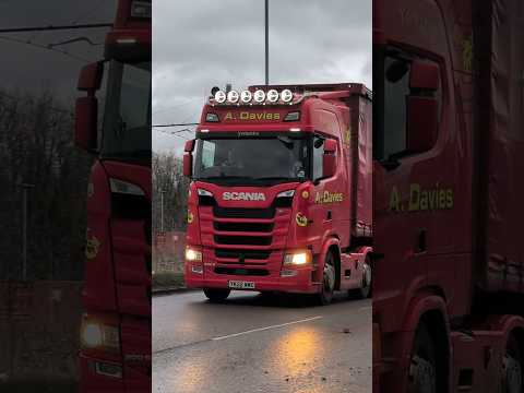 A Davies Scania S Series #truck at Trafford Park #shorts #shortvideo #youtubeshorts