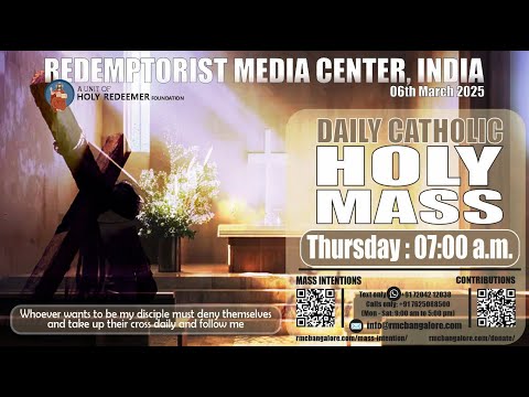 Catholic Holy Mass  - 6th  March, 2025 | Thursday